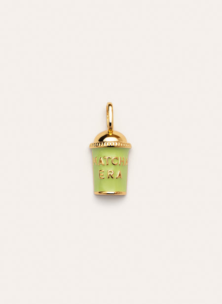 Charm Matcha Baño Oro