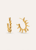 Pendientes Aro Sun Baño Oro