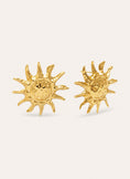 Pendientes Sun Light Acero Baño Oro