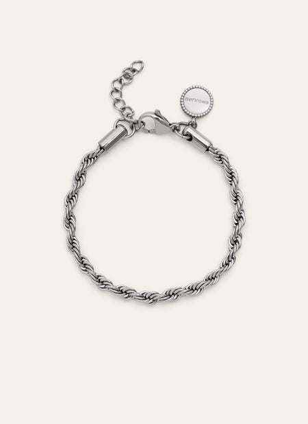 Pulsera Big Cord Acero