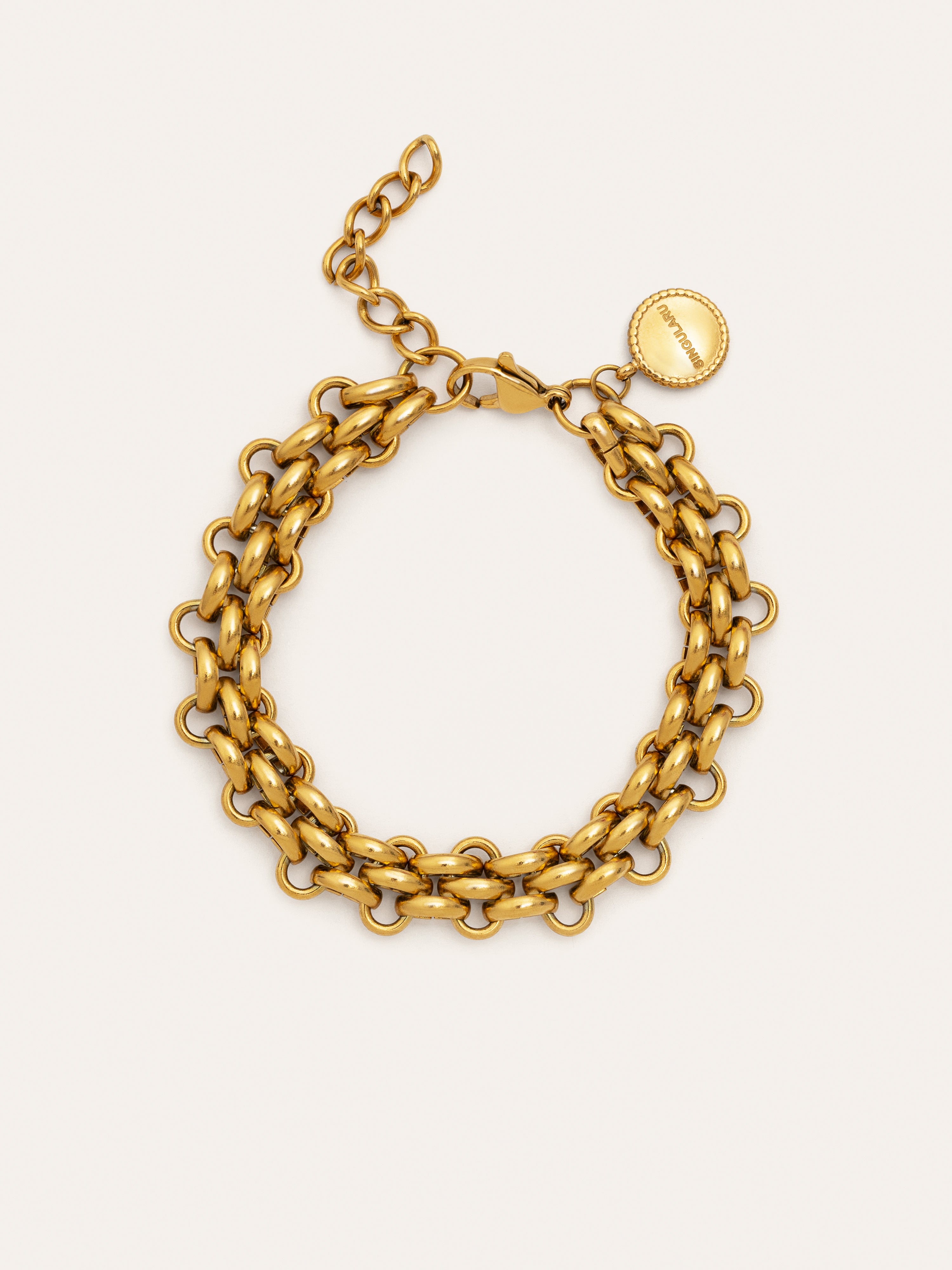 Pulsera Eloria Acero Baño Oro