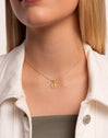 Collier Personnalisé Mini Medallion Plaqué Or