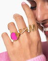 Bague Comete plaquée or