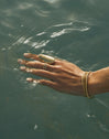Anillo Bohemian Acero Baño Oro