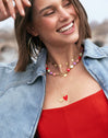 Collier Passion Acier Plaqué Or