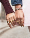 Eterna Sparks Ring, vergoldet