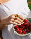 Anillo Mariquita Baño Oro