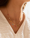 Collar Xiqueta Meua Colors Acero Baño Oro