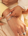 Armband Mama Heart Silber