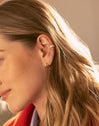 Einzelner Ohrstecker Ear Cuff Scarlett Vergoldet
