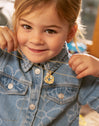 Geschenk-Set Halskette & Charm Para Ti Mamá vergoldet