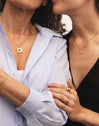 Geschenk-Set Halskette & Charm Para Ti Mamá vergoldet