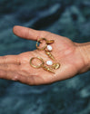 Creolen-Ohrringe Carmen True Mar Edelstahl mit 18kt Goldbeschichtung
