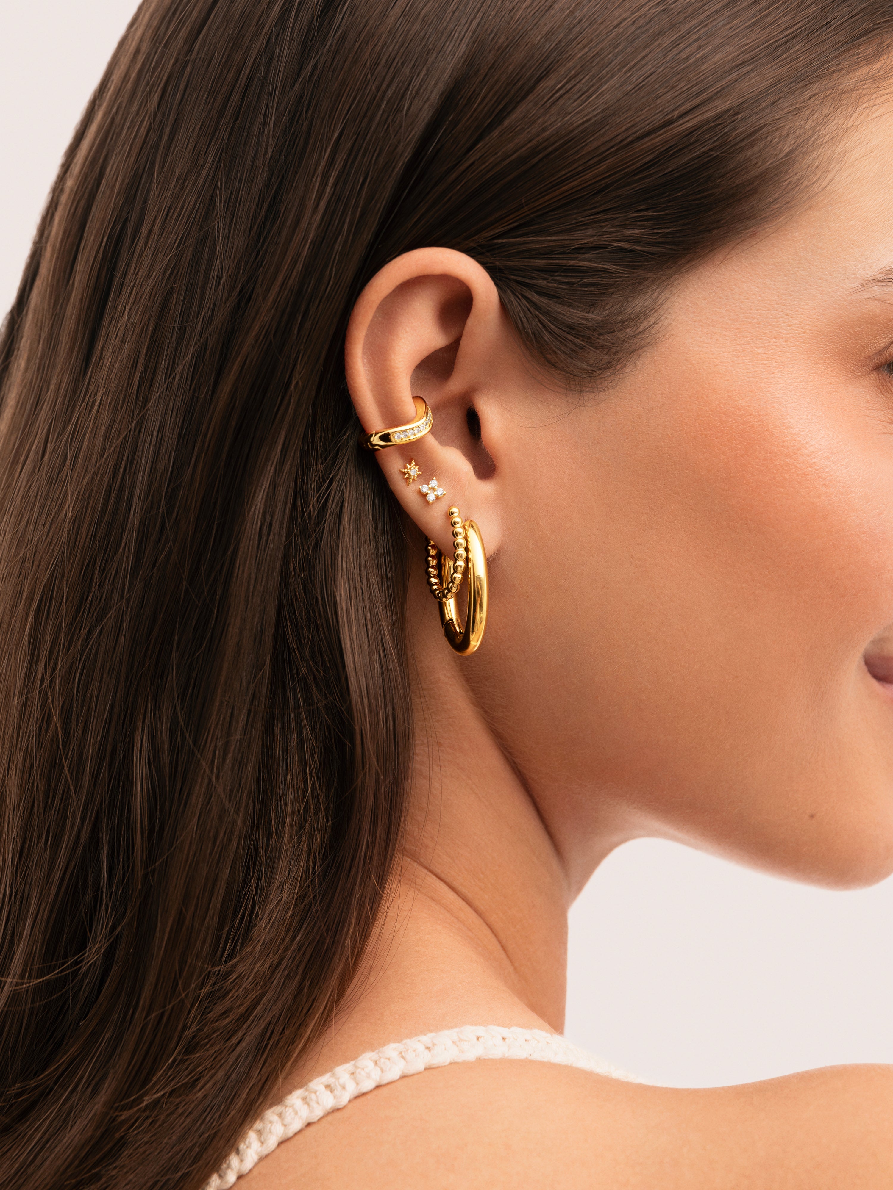 Pendientes Samba Acero Baño Oro
