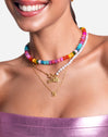 Collier Personnalisé Hailey Letter Acier Plaqué Or