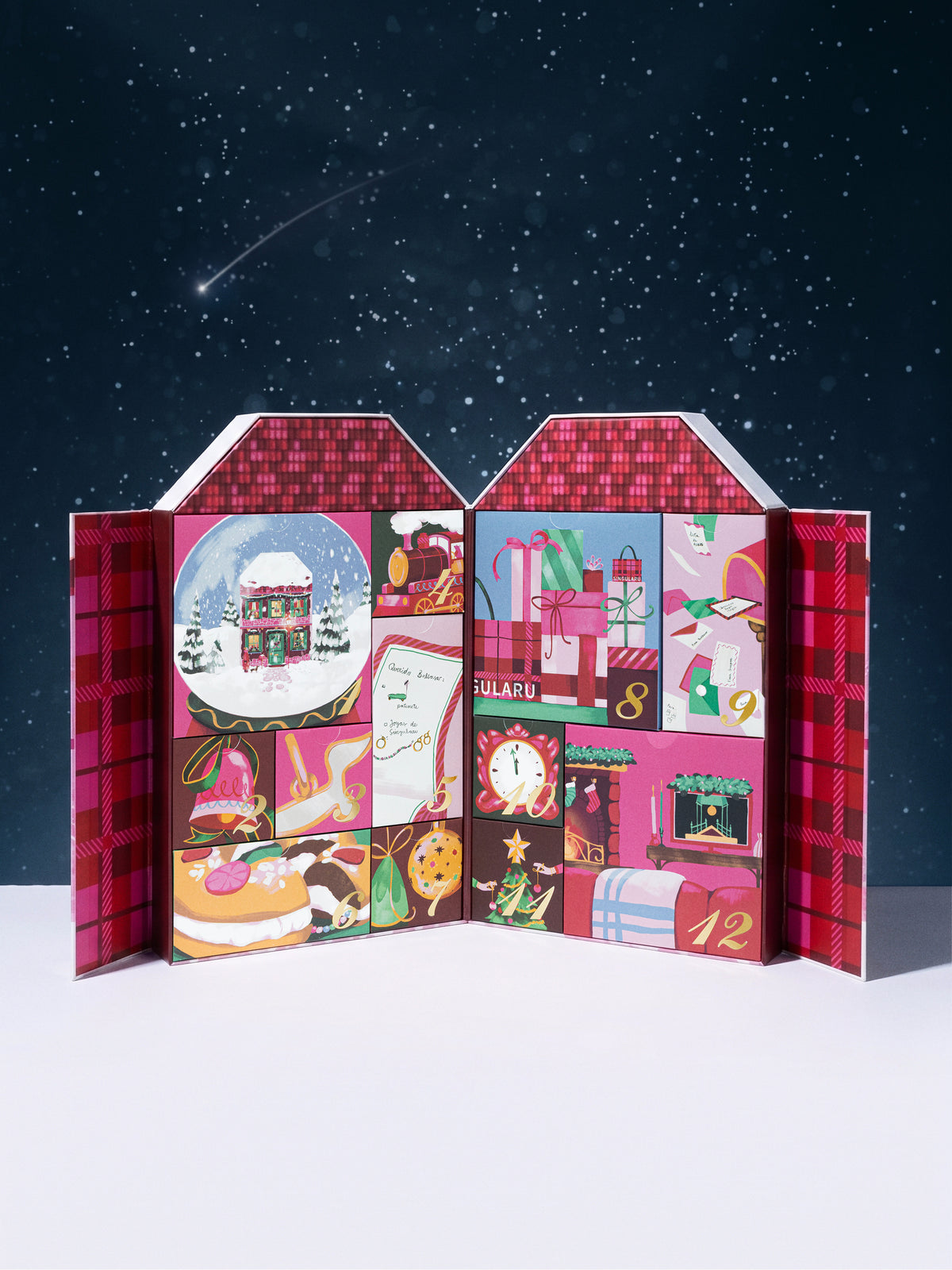 Adventskalender Het Huis van Kerstmis - puesto en modelo