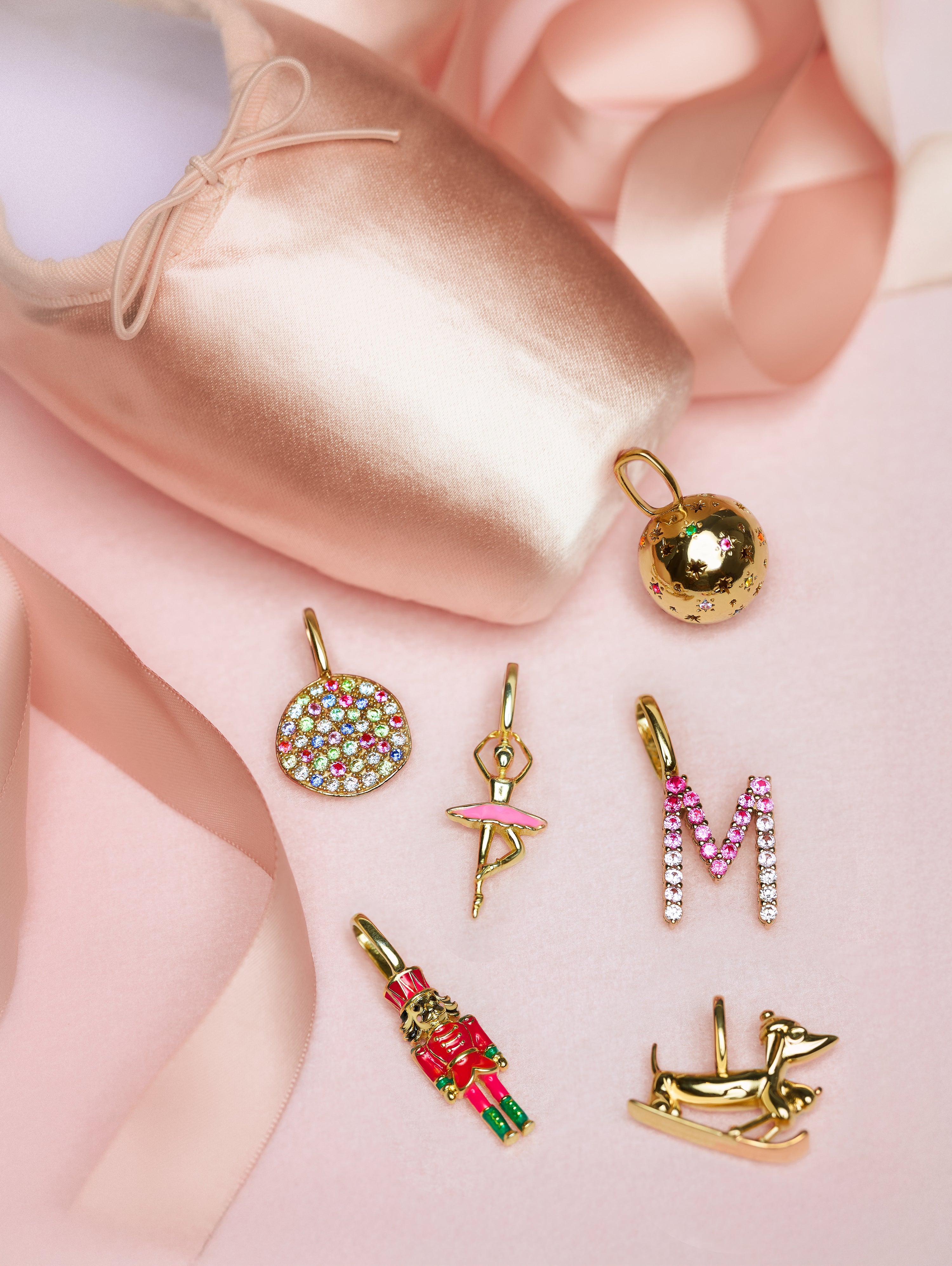 Angel Caller Gold Charm