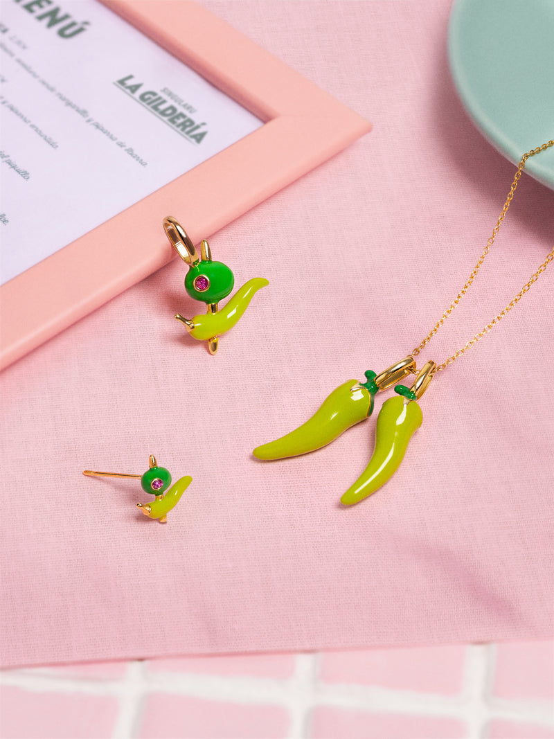 Pendiente Suelto Gilda Baño Oro