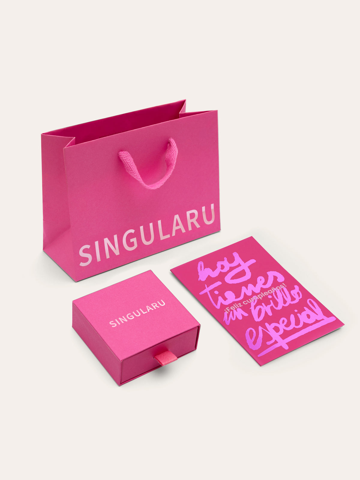 Kit d'emballage cadeau Rose Joyeux anniversaire