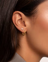 Pearl Spark Gold Single Earring