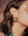 Hailey Gold Ear Cuff Single Earring