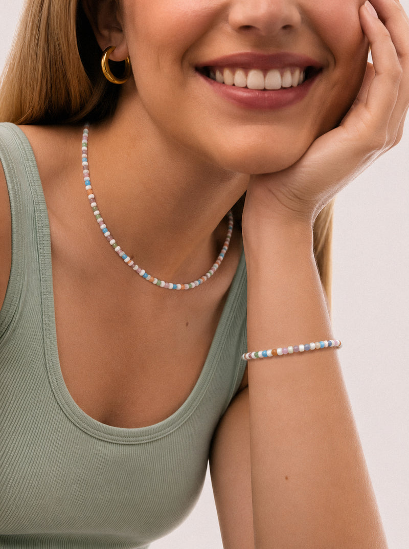 Cadeau Set Armband en Ketting Nacary Colors