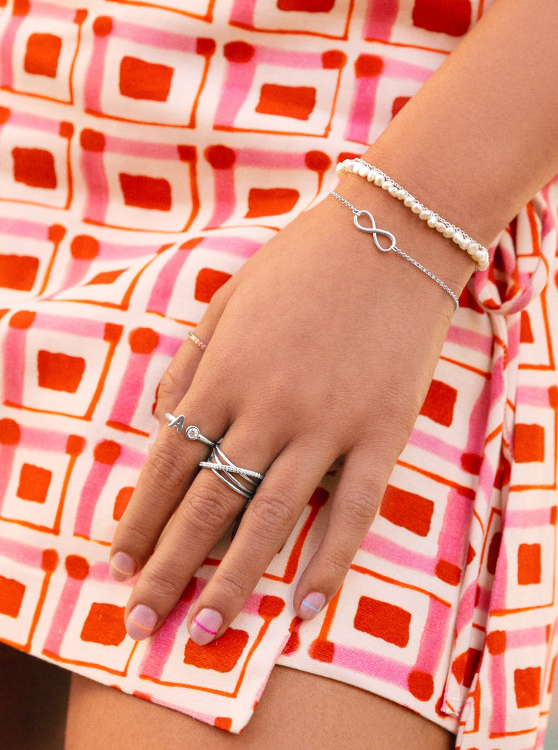 Comete Ring Silber, vergoldet




