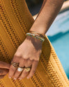 Sweet Colors Stainless Steel Gold Bracelet