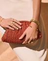 Brazalete Gota Acero Baño Oro