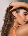 Pendientes Aro Triple Baño Oro