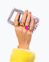 Anillo Sia Berries Baño Oro