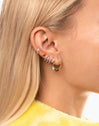 Boucles D'oreilles Gleam Colors Plaqué Or