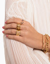 Anillo Buganvilla Baño Oro