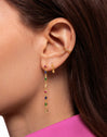 Chain S Gold Hoop Single Earring