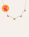 Colar Butterfly Banho de Ouro