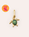 Charm Tartaruga Banho de Ouro