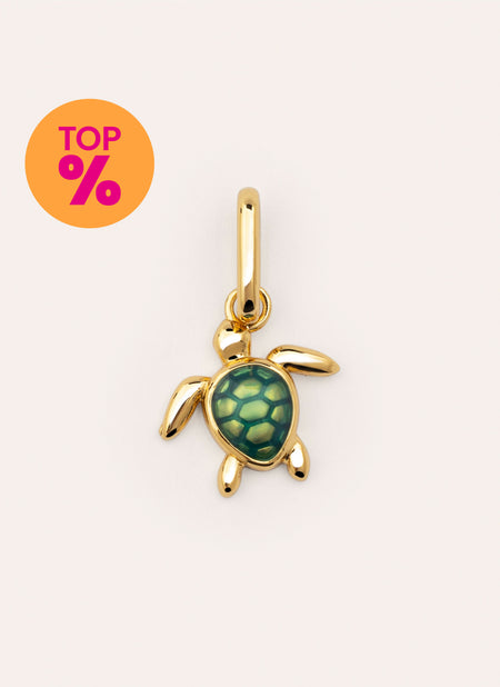 Charm Tortuga Plaqué Or