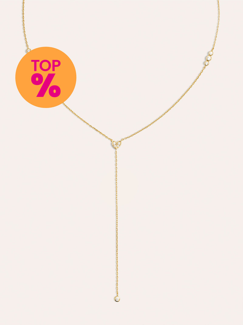 Colar In Love Banho de Ouro