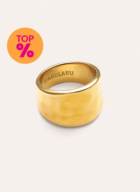 My Ocean Ring Gold-Plated Steel