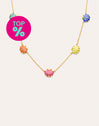 Collier Coquillages Enamel Plaqué Or
