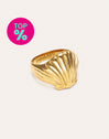Bague Shelly Acier Plaqué Or