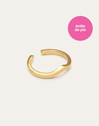 Pie Peak Ring Gold Plated Steel
