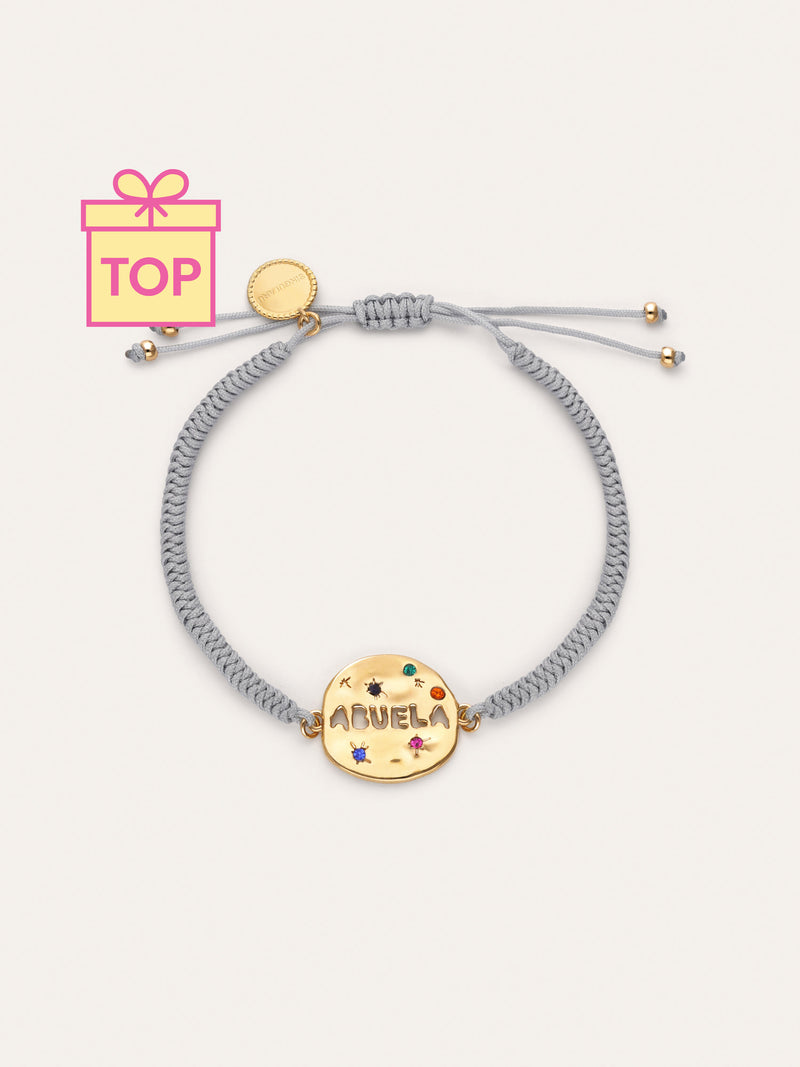 Pulsera Abuela Colors Baño Oro