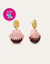 Boucles d'oreilles Sira Acier Plaqué Or