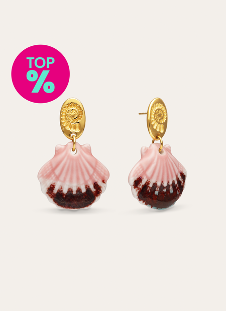 Boucles d'oreilles Sira Acier Plaqué Or