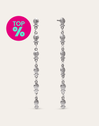 Boucles D'oreilles Long Mar Acier