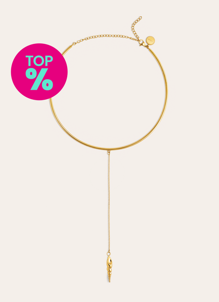 Choker Ítaca Acier Plaqué Or