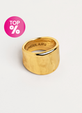 Anillo My Ocean Acero Baño Oro