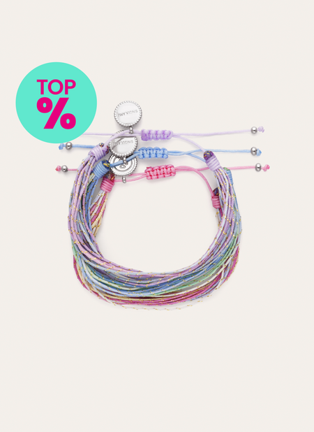 Set 3 Armbänder Sunset Spark aus Stahl