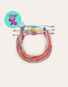 Set 3 Rainbow Spark Armbänder aus Stahl